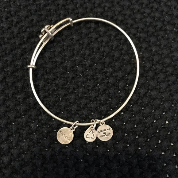 *SOLD* Alex and Ani Irish Scottish Slider Bangle Bracelet - Picture 3 of 3